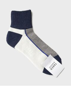 TAKEO KIKUCHI / タケオキクチ ソックス | カラーブロックショートソックス