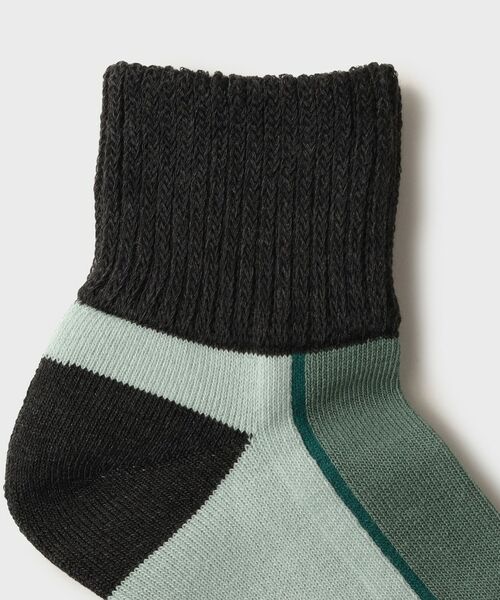 TAKEO KIKUCHI / タケオキクチ ソックス | カラーブロックショートソックス | 詳細2