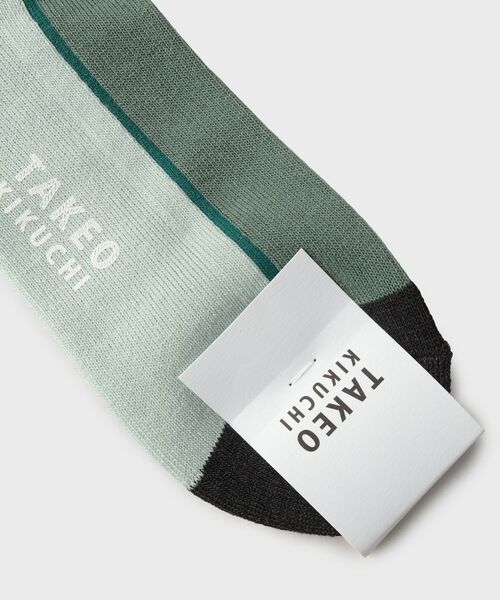 TAKEO KIKUCHI / タケオキクチ ソックス | カラーブロックショートソックス | 詳細3