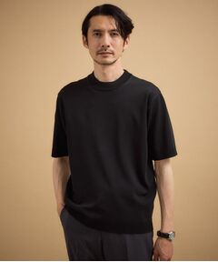 TAKEO KIKUCHI / タケオキクチ ニット・セーター | ヴィスコースナイロンモックネックニット