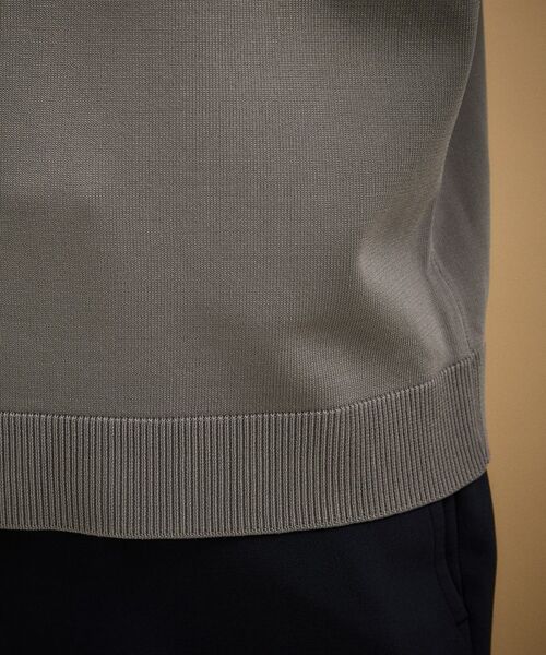 TAKEO KIKUCHI / タケオキクチ ニット・セーター | ヴィスコースナイロンモックネックニット | 詳細15