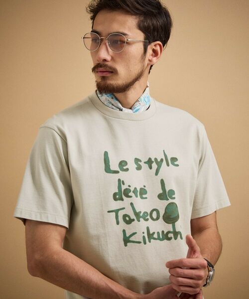 TAKEO KIKUCHI / タケオキクチ Tシャツ | ペイントロゴTシャツ | 詳細10