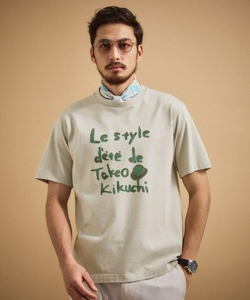 TAKEO KIKUCHI / タケオキクチ Tシャツ | ペイントロゴTシャツ | 詳細11
