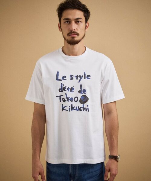 TAKEO KIKUCHI / タケオキクチ Tシャツ | ペイントロゴTシャツ | 詳細14