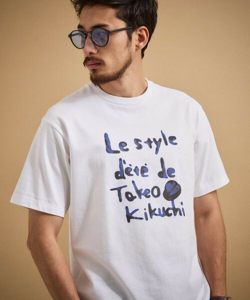 TAKEO KIKUCHI / タケオキクチ Tシャツ | ペイントロゴTシャツ | 詳細2