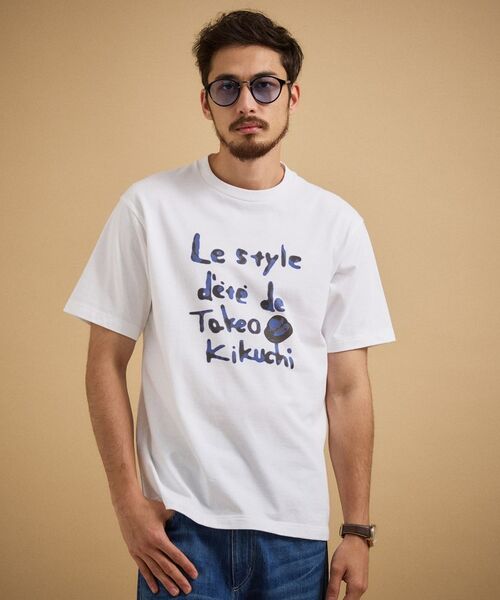 TAKEO KIKUCHI / タケオキクチ Tシャツ | ペイントロゴTシャツ | 詳細3