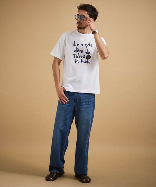 TAKEO KIKUCHI / タケオキクチ Tシャツ | ペイントロゴTシャツ | 詳細4