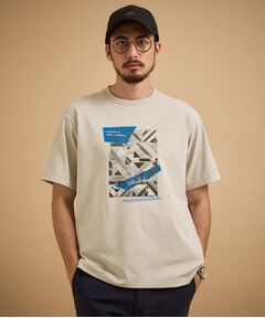 TAKEO KIKUCHI / タケオキクチ Tシャツ | モノクロタイルTシャツ