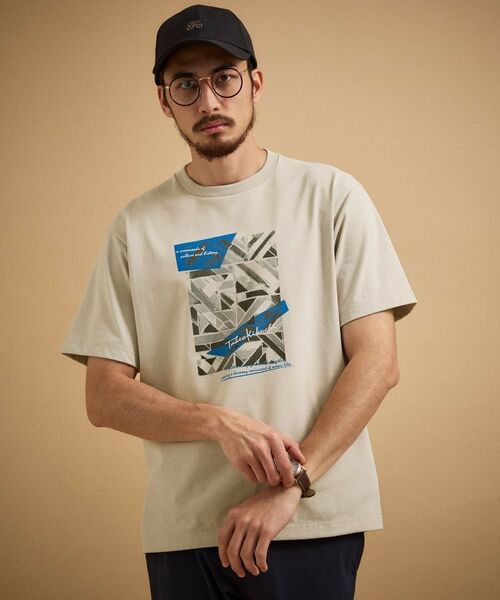 TAKEO KIKUCHI / タケオキクチ Tシャツ | モノクロタイルTシャツ | 詳細11