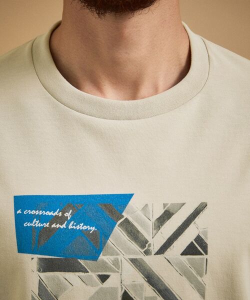 TAKEO KIKUCHI / タケオキクチ Tシャツ | モノクロタイルTシャツ | 詳細17