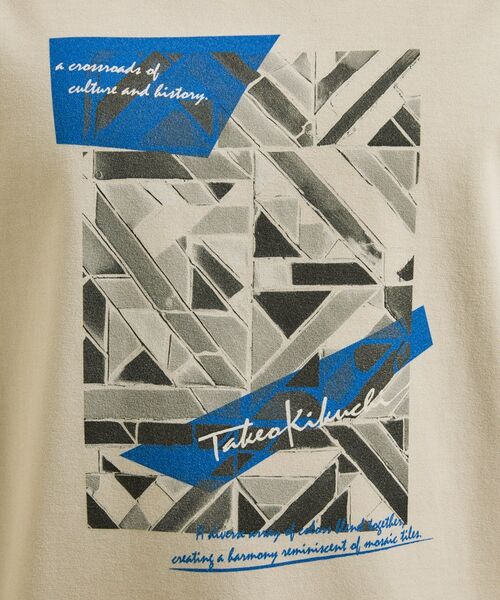TAKEO KIKUCHI / タケオキクチ Tシャツ | モノクロタイルTシャツ | 詳細20