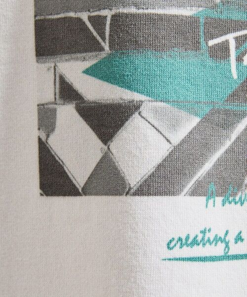 TAKEO KIKUCHI / タケオキクチ Tシャツ | モノクロタイルTシャツ | 詳細5