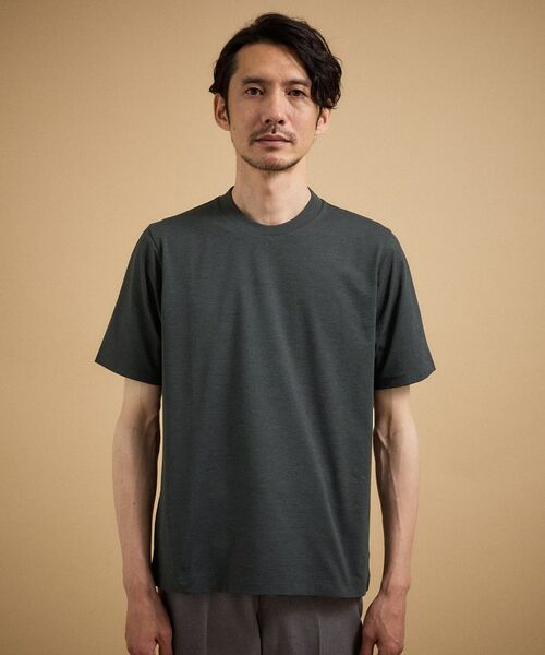 TAKEO KIKUCHI / タケオキクチ Tシャツ | 【汗染み軽減】テーラード Tシャツ | 詳細14