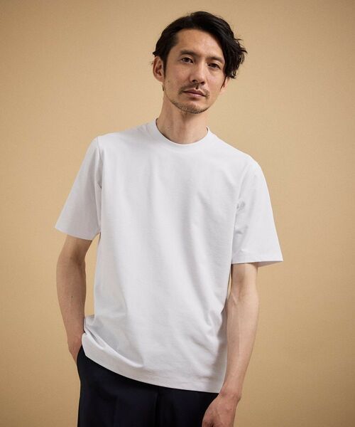 TAKEO KIKUCHI / タケオキクチ Tシャツ | 【汗染み軽減/接触冷感】テーラード Tシャツ | 詳細21