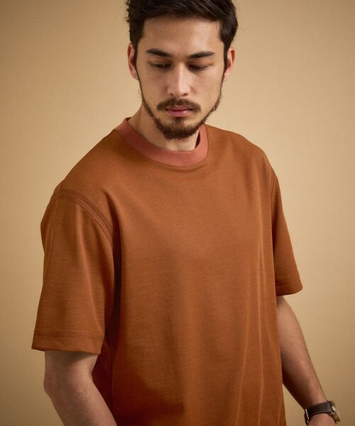 TAKEO KIKUCHI / タケオキクチ カットソー | リネン ライク ポンチ プルオーバー | 詳細10
