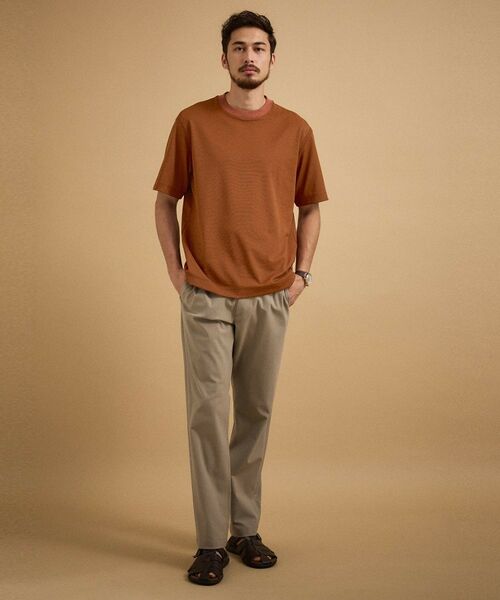 TAKEO KIKUCHI / タケオキクチ カットソー | リネン ライク ポンチ プルオーバー | 詳細12