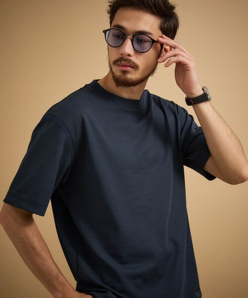 TAKEO KIKUCHI / タケオキクチ カットソー | リネン ライク ポンチ プルオーバー | 詳細14