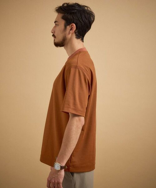 TAKEO KIKUCHI / タケオキクチ カットソー | リネン ライク ポンチ プルオーバー | 詳細19