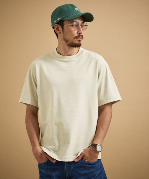 TAKEO KIKUCHI / タケオキクチ カットソー | リネン ライク ポンチ プルオーバー（オフホワイト(003)）