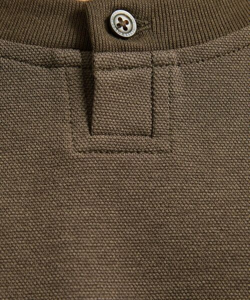 TAKEO KIKUCHI / タケオキクチ カットソー | リネン ライク 鹿の子 ヘンリー ハーフ ヘンリー ネック | 詳細13