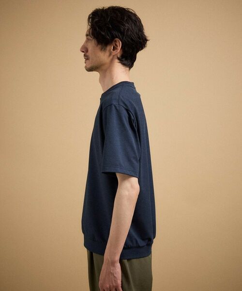 TAKEO KIKUCHI / タケオキクチ カットソー | リネン ライク 鹿の子 ヘンリー ハーフ ヘンリー ネック | 詳細15