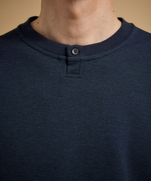 TAKEO KIKUCHI / タケオキクチ カットソー | リネン ライク 鹿の子 ヘンリー ハーフ ヘンリー ネック | 詳細17