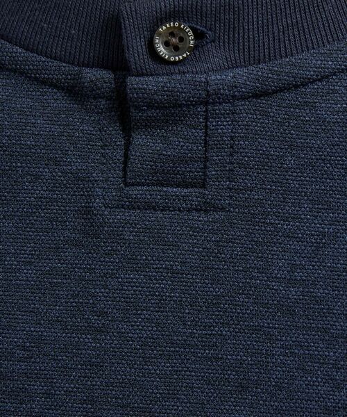 TAKEO KIKUCHI / タケオキクチ カットソー | リネン ライク 鹿の子 ヘンリー ハーフ ヘンリー ネック | 詳細5