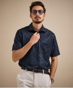 TAKEO KIKUCHI / タケオキクチ ポロシャツ | リーフ柄ポロシャツ