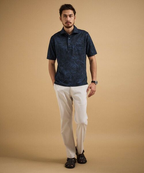 TAKEO KIKUCHI / タケオキクチ ポロシャツ | リーフ柄ポロシャツ | 詳細10