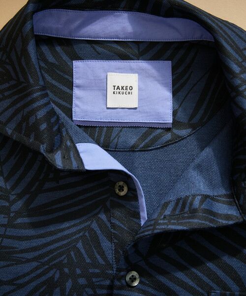 TAKEO KIKUCHI / タケオキクチ ポロシャツ | リーフ柄ポロシャツ | 詳細11
