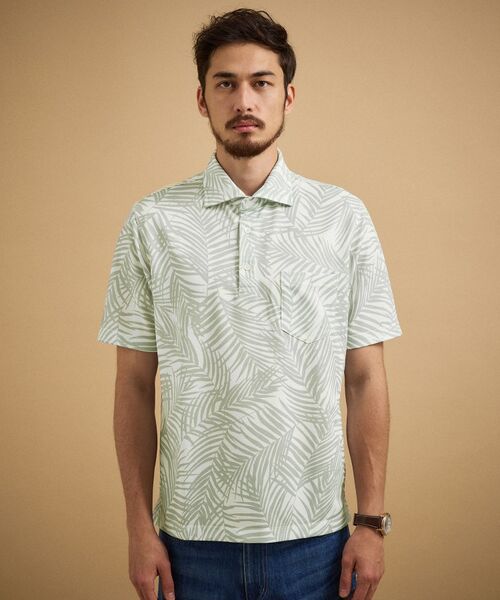 TAKEO KIKUCHI / タケオキクチ ポロシャツ | リーフ柄ポロシャツ | 詳細14