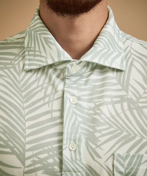 TAKEO KIKUCHI / タケオキクチ ポロシャツ | リーフ柄ポロシャツ | 詳細17