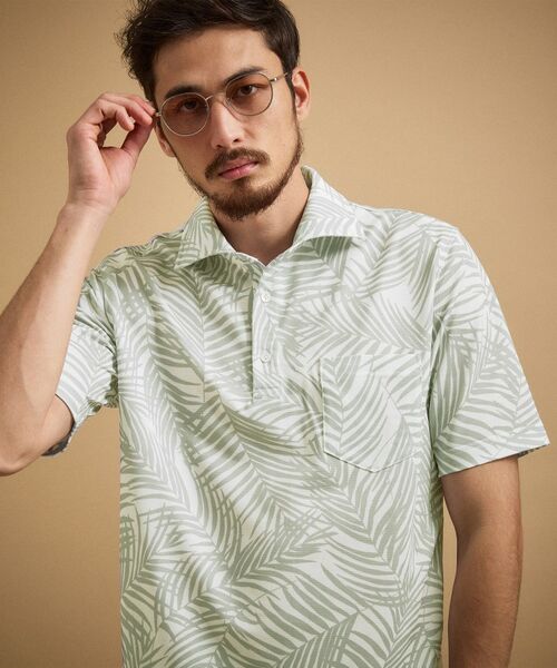 TAKEO KIKUCHI / タケオキクチ ポロシャツ | リーフ柄ポロシャツ | 詳細2