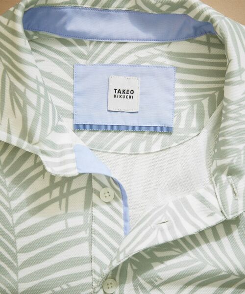 TAKEO KIKUCHI / タケオキクチ ポロシャツ | リーフ柄ポロシャツ | 詳細5