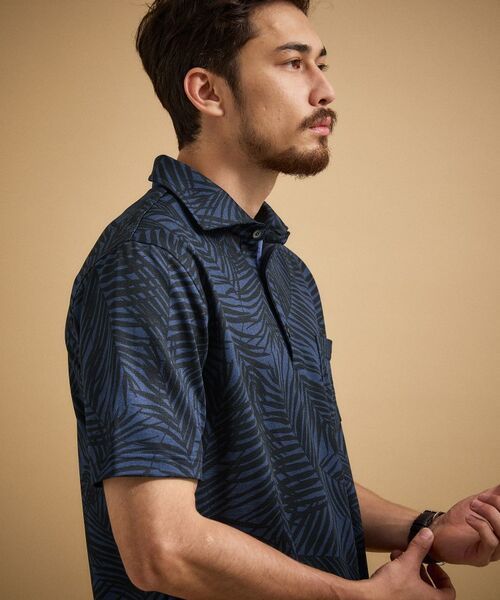 TAKEO KIKUCHI / タケオキクチ ポロシャツ | リーフ柄ポロシャツ | 詳細8
