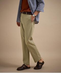 TAKEO KIKUCHI / タケオキクチ パンツ | 【接触冷感/吸汗速乾】サイドゴアウエスト ストレートパンツ