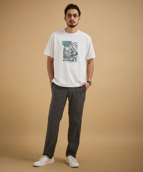 TAKEO KIKUCHI / タケオキクチ パンツ | 【接触冷感/吸汗速乾】サイドゴアウエスト ストレートパンツ | 詳細10