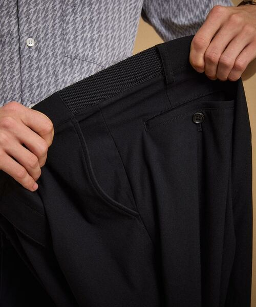 TAKEO KIKUCHI / タケオキクチ パンツ | 【接触冷感/吸汗速乾】サイドゴアウエスト ストレートパンツ | 詳細13