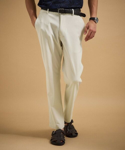 TAKEO KIKUCHI / タケオキクチ パンツ | 【接触冷感/吸汗速乾】サイドゴアウエスト ストレートパンツ | 詳細17