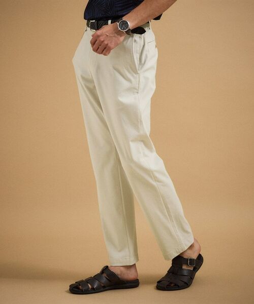 TAKEO KIKUCHI / タケオキクチ パンツ | 【接触冷感/吸汗速乾】サイドゴアウエスト ストレートパンツ | 詳細19