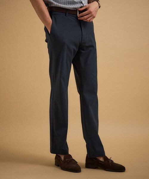 TAKEO KIKUCHI / タケオキクチ パンツ | 【接触冷感/吸汗速乾】サイドゴアウエスト ストレートパンツ | 詳細2