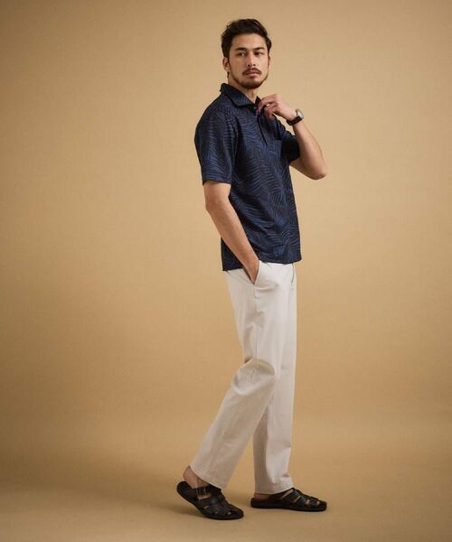 TAKEO KIKUCHI / タケオキクチ パンツ | 【接触冷感/吸汗速乾】サイドゴアウエスト ストレートパンツ | 詳細20