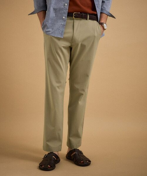 TAKEO KIKUCHI / タケオキクチ パンツ | 【接触冷感/吸汗速乾】サイドゴアウエスト ストレートパンツ | 詳細23