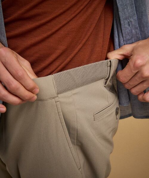 TAKEO KIKUCHI / タケオキクチ パンツ | 【接触冷感/吸汗速乾】サイドゴアウエスト ストレートパンツ | 詳細24