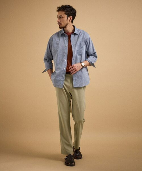 TAKEO KIKUCHI / タケオキクチ パンツ | 【接触冷感/吸汗速乾】サイドゴアウエスト ストレートパンツ | 詳細26