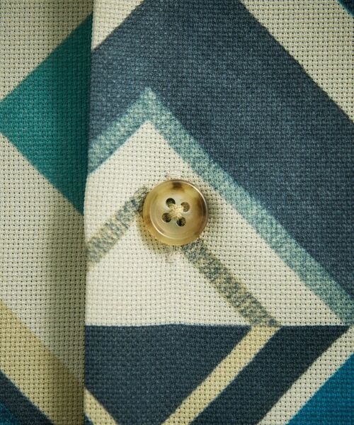 TAKEO KIKUCHI / タケオキクチ シャツ・ブラウス | 【吸汗速乾】タイル柄プリント 半袖シャツ | 詳細16