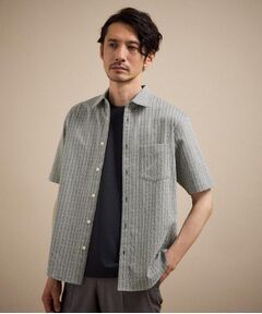 TAKEO KIKUCHI / タケオキクチ シャツ・ブラウス | 播州 千鳥 半袖シャツ