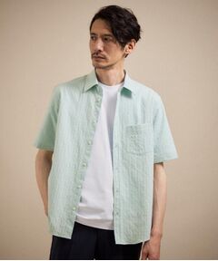 TAKEO KIKUCHI / タケオキクチ シャツ・ブラウス | 播州 千鳥 半袖シャツ