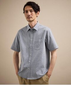 TAKEO KIKUCHI / タケオキクチ シャツ・ブラウス | 播州 千鳥 半袖シャツ