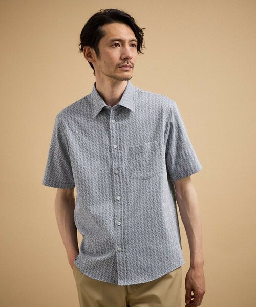 TAKEO KIKUCHI / タケオキクチ シャツ・ブラウス | 播州 千鳥 半袖シャツ | 詳細11